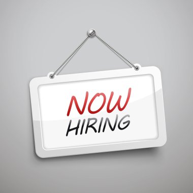 Şimdi asılı işaret Kiralama