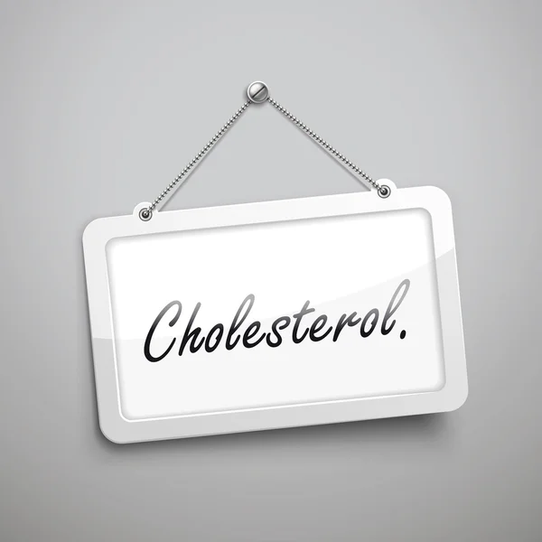 Signe de suspension cholestérol — Image vectorielle