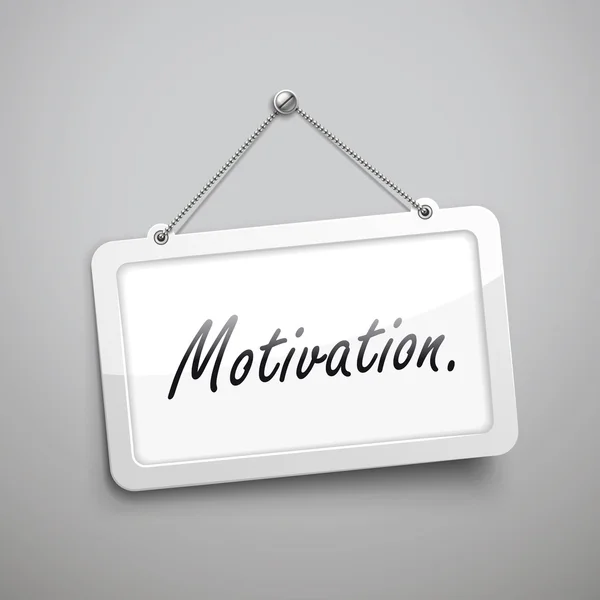 Signe de pendaison motivation — Image vectorielle