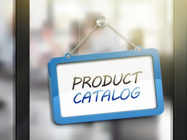 Catálogo de productos colgante signo — Vector de stock