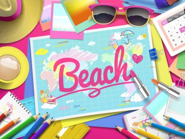 Harita üzerinde Beach