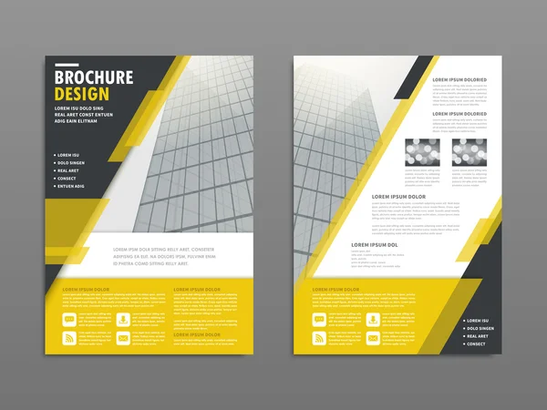 Modernes Flyer-Design — Stockvektor