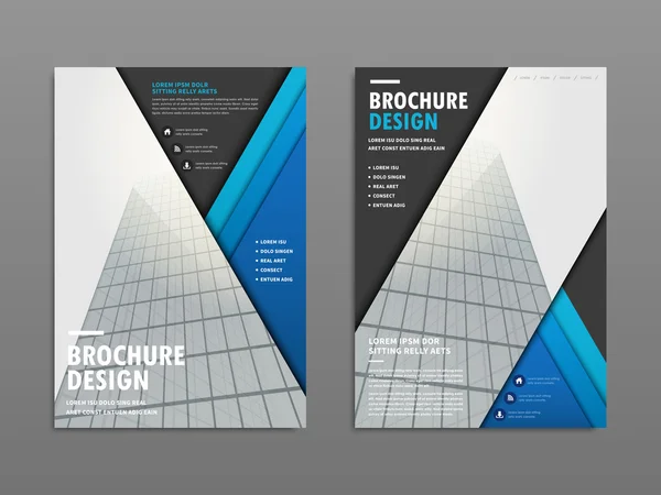 Design de panfleto moderno —  Vetores de Stock