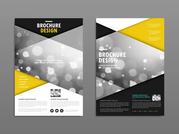 Design de folheto elegante —  Vetores de Stock