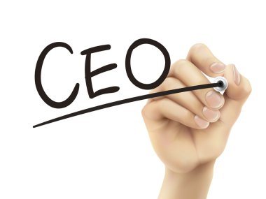 Elle yazılmış Ceo