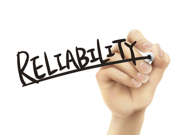 Reliability written by hand