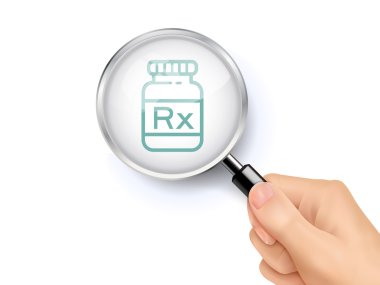 Rx icon sign clipart