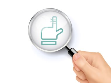 Yaralı parmak simgesini işaret