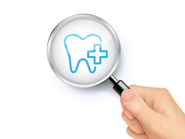 Signo de icono de cuidado dental — Vector de stock