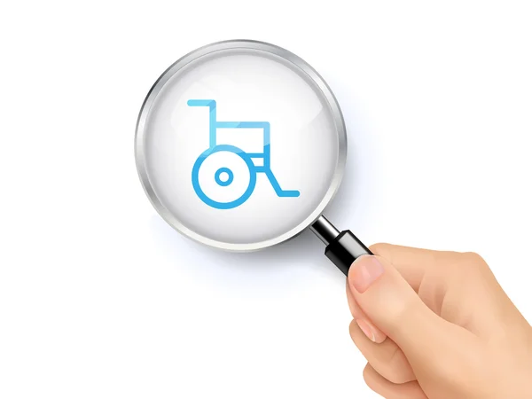 Wheelchair icon sign — Stock Vector