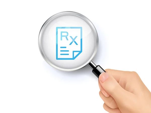 Prescription icon sign — Stock Vector