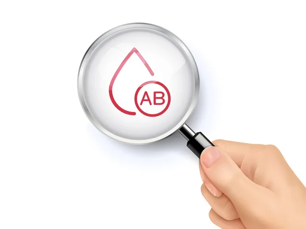 Blood Type AB icon — Stock Vector