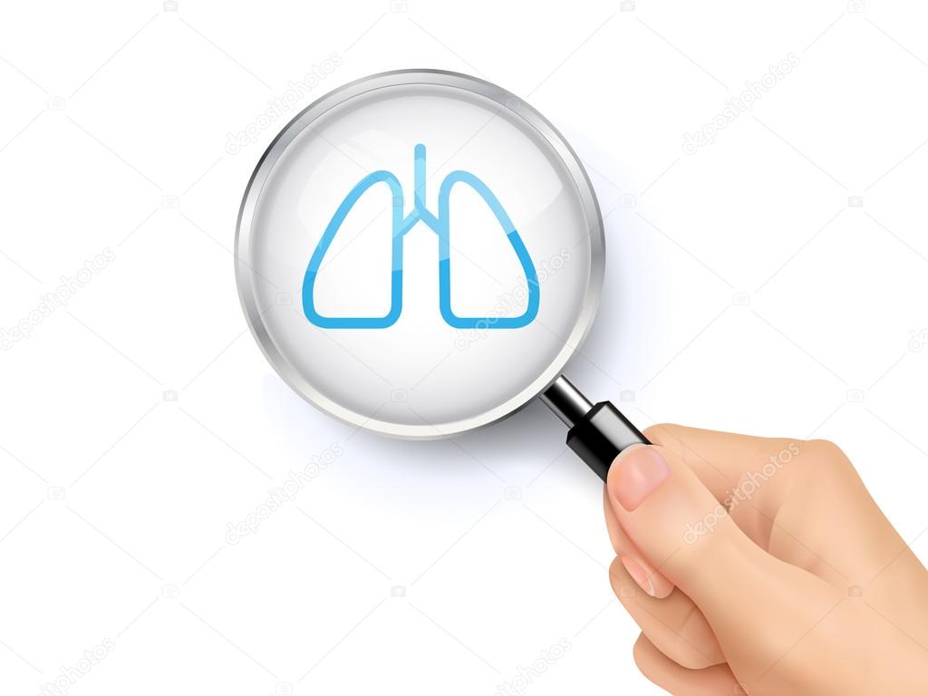 Lung icon sign