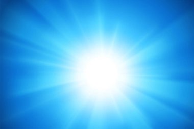 Mavi arkaplanda parlayan ışık, parlayan efekt elementi