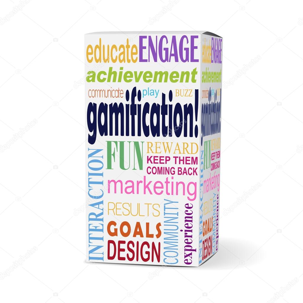 gamification word on product box