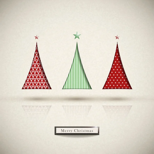 Árvore de Natal design moderno criativo —  Vetores de Stock