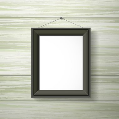 boş siyah fotoğraf çerçevesi 