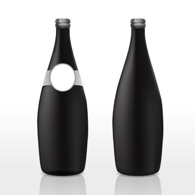 cam şişe boş etiket 