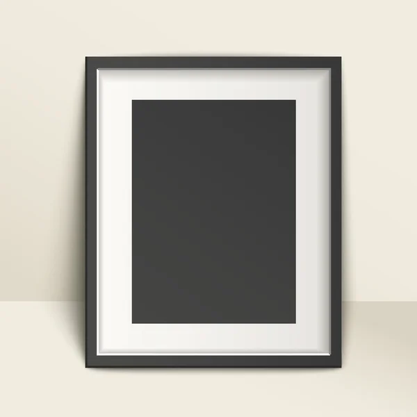 Blank picture frame template — Stock Vector