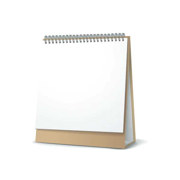 Stående blank kalender – Stock-vektor