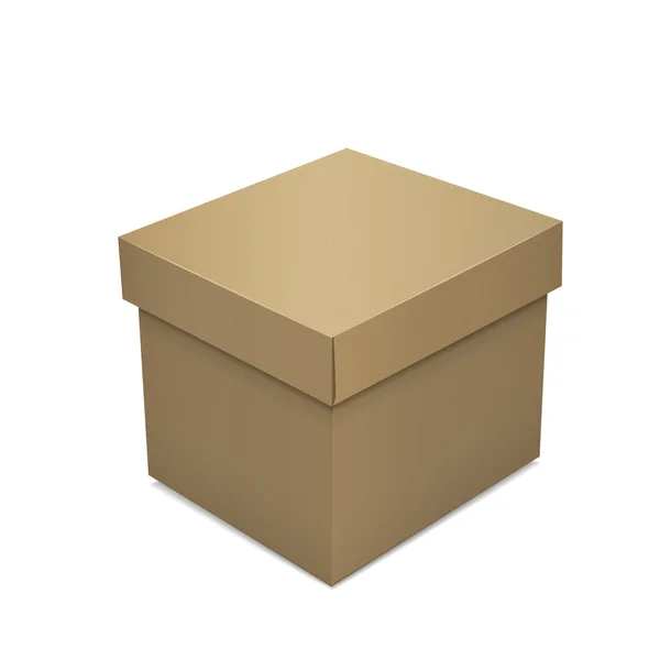 Пустий картонну коробку — стоковий вектор