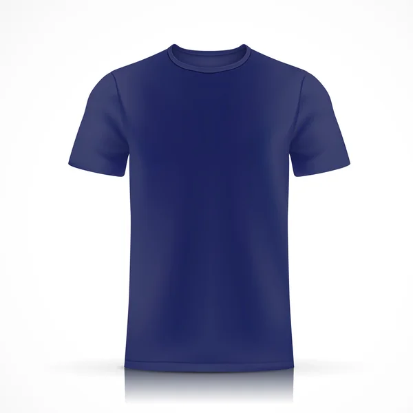 Blue T-shirt template Royalty Free Stock Vectors