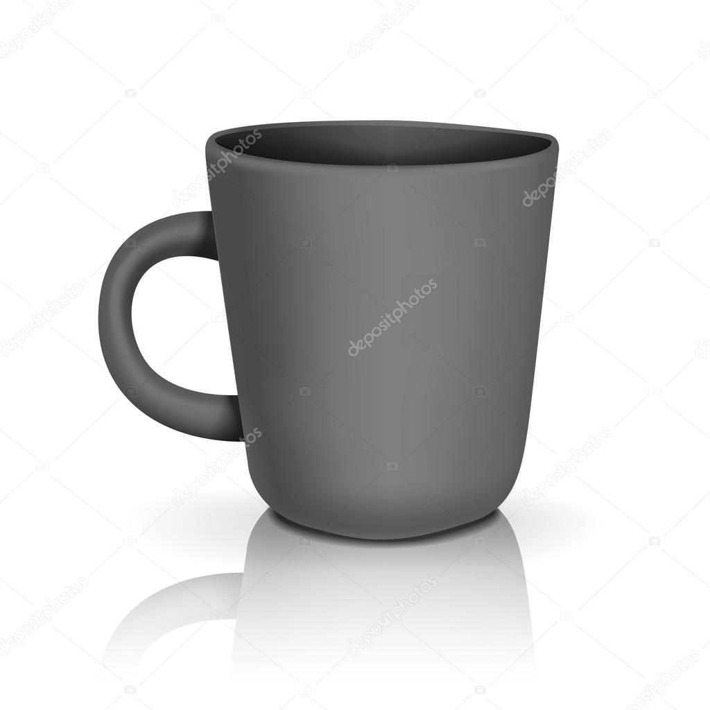 blank black cup template