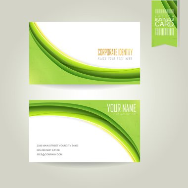 Ekoloji kavramı arka plan iş kartı 