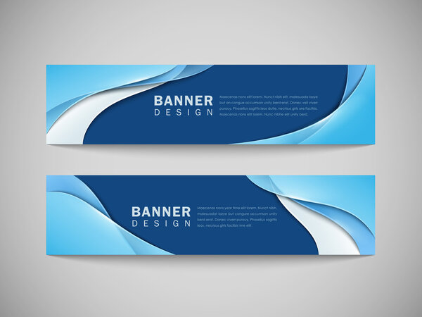 smooth curve lines background advertising banner 