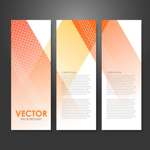 Modern design advertising banner template — Stock Vector