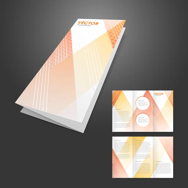 Moderne ontwerpsjabloon brochure — Stockvector