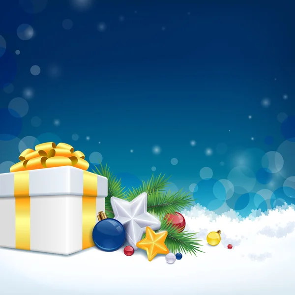 Presentes de Natal e decorações —  Vetores de Stock
