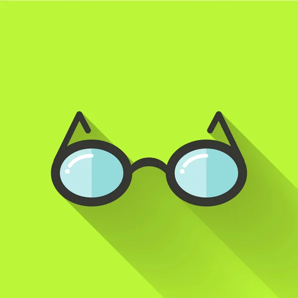 Πολύχρωμο επίπεδη σχεδίαση γυαλιά-εικονίδιο — Διανυσματικό Αρχείο
