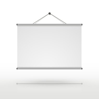 boş projektörü ekran