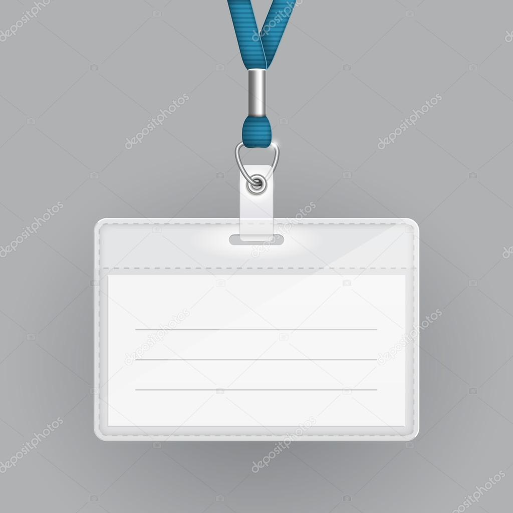 blank identification card template