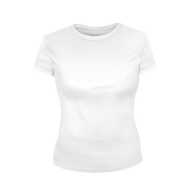 Boş beyaz kadınlarda T-shirt