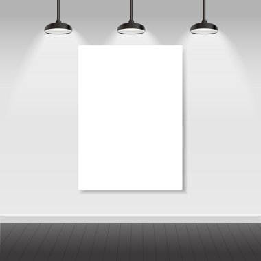 empty frames on wall clipart