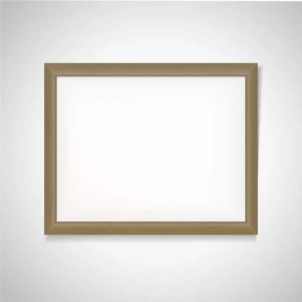 Blank wooden frame — Stock Vector