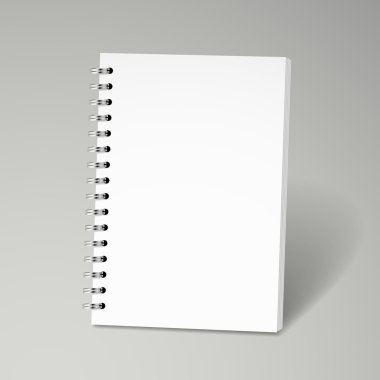 blank note book  clipart
