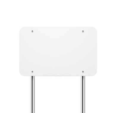 Boş yol işareti şablonu