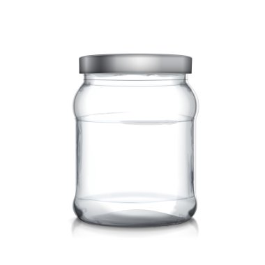 empty glass jar clipart