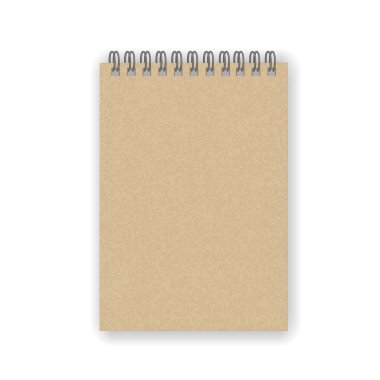 boş spiral defter