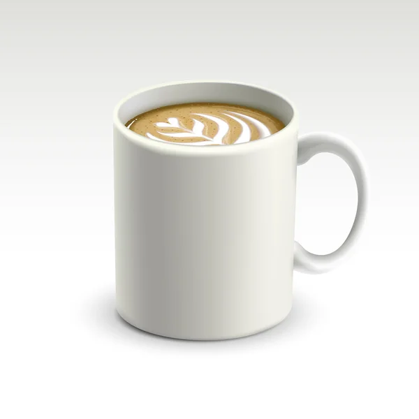 Tasse Cappuccino — Stockvektor