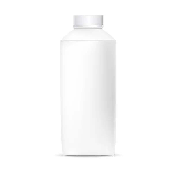 Frasco de plástico en blanco — Vector de stock