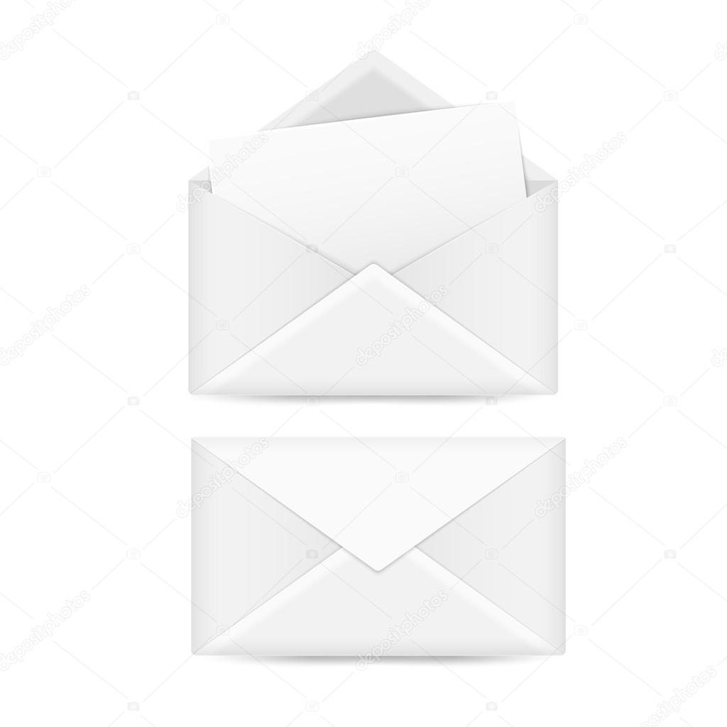 blank envelopes set