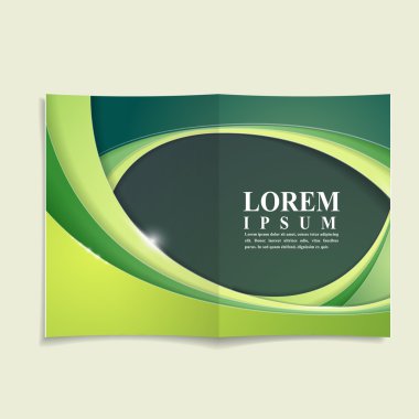 kitap kapağı için soyut ekoloji tasarım