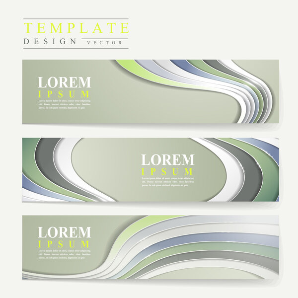 современный технологический дизайн для установки баннеров
 