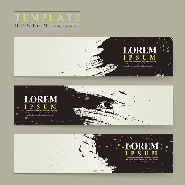 Абстрактный дизайн китайской каллиграфии для баннеров
