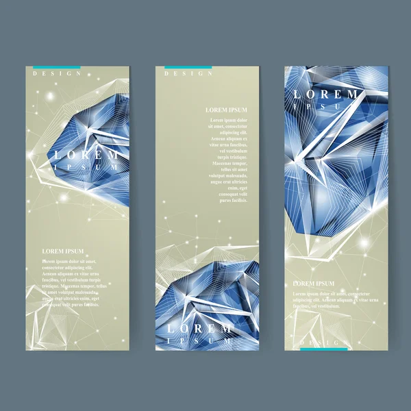 Banner mit Diamant-Element — Stockvektor