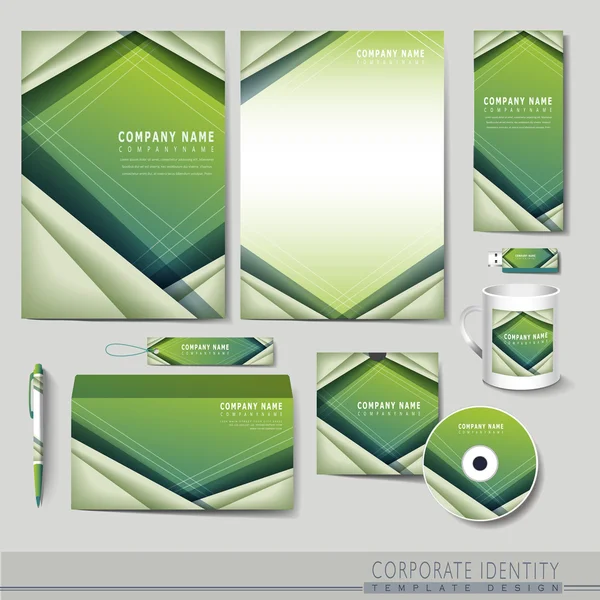 Hi-tech background design for corporate style set — стоковый вектор